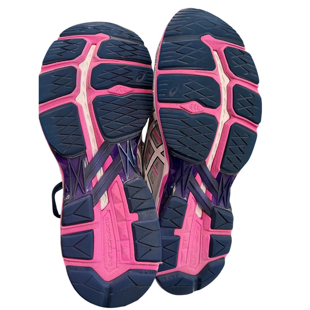 ASICS GT-2000 5 Running Shoes 11 D Wide Gray Pink Stability Sneaker T758N EUC - Picture 10 of 10